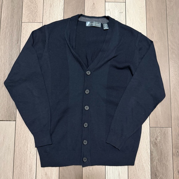 Oscar de la Renta Other - Oscar de la Renta Navy Cardigan Sweater
